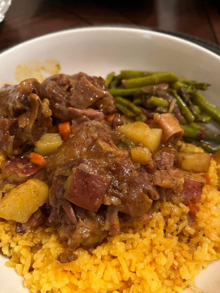 Instant pot Oxtail Curry!