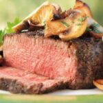 Tea-Rubbed Filet Mignon Steaks with Buttery Mushrooms