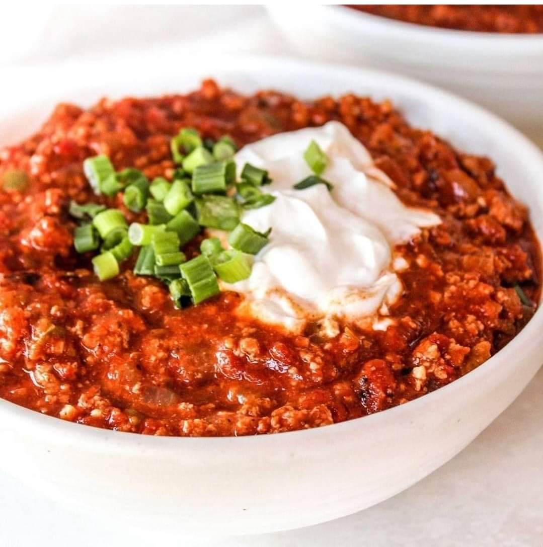 Crockpot Turkey Chili (a healthy version)