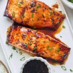 Air fryer Honey Garlic Salmon 🍣