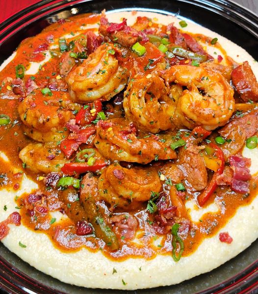 Southern Shrimp & Grits💖