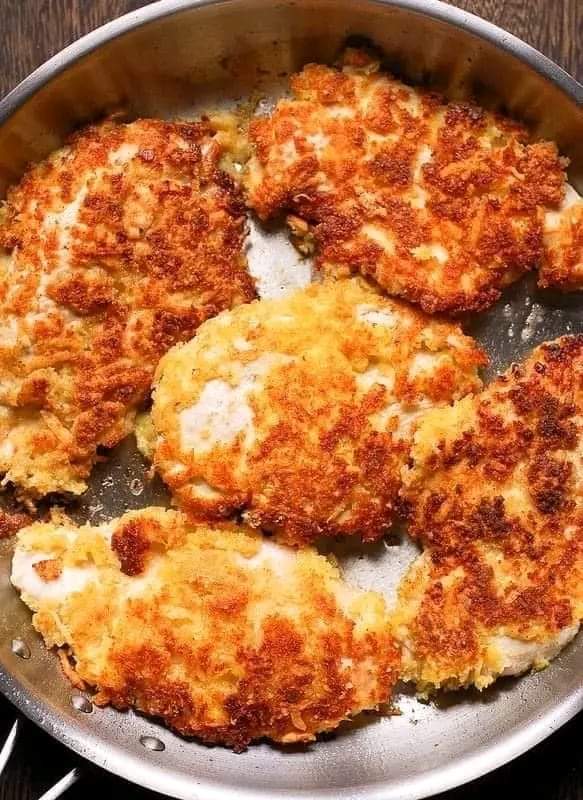 Cheesy Chicken Fritters Recipe😋