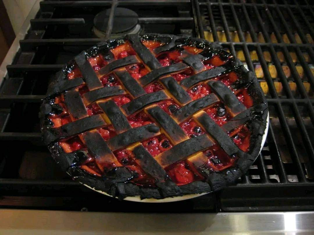 burnt pie