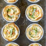 Easy mini chicken pot pies: