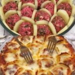 Layer Potatoes and Meatballs