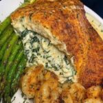 Stuffed salmon