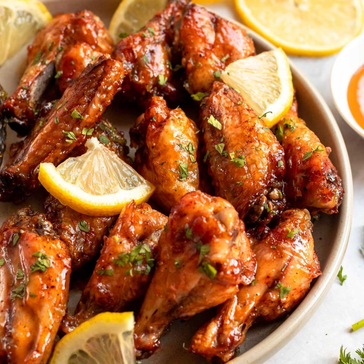 HOT HONEY LEMON PEPPER WINGS