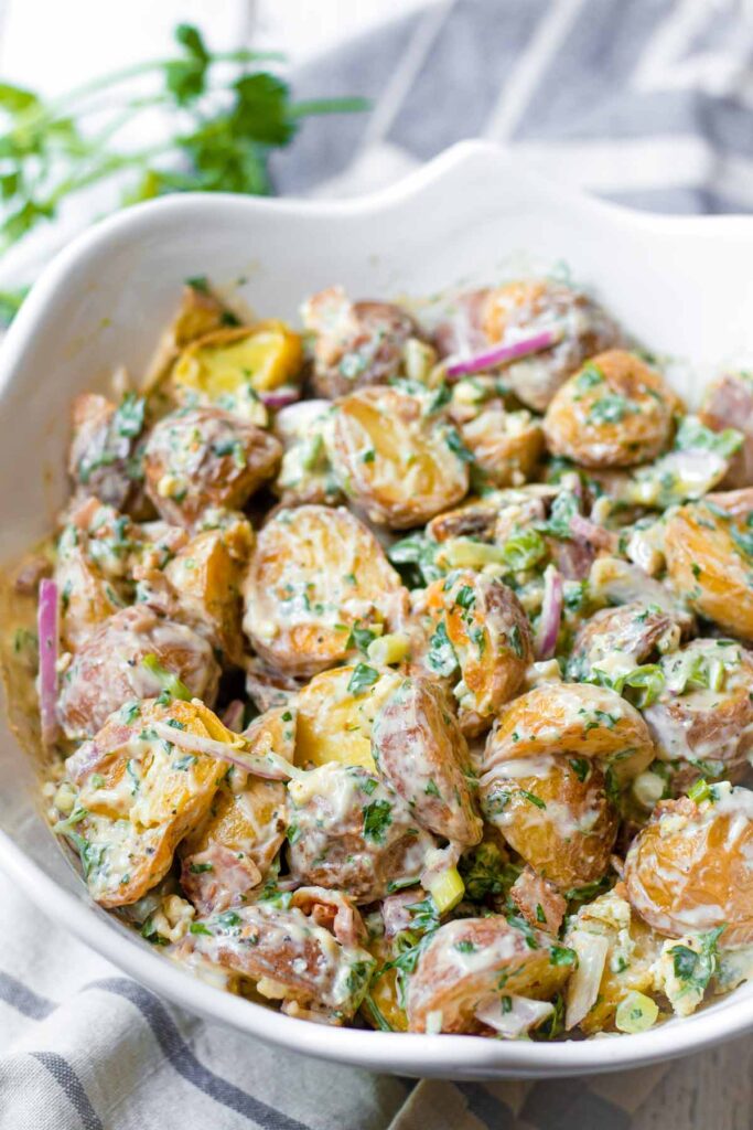 Bacon Blue Cheese Potato Salad