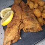 whole catfish and tater tots