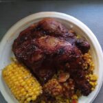 BBQ  Chicken, Coucous and Corn on the Cob 😋