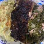 Barbecue Ribs 😋 Potato Salad 🥔 & Collard Greens 🥬