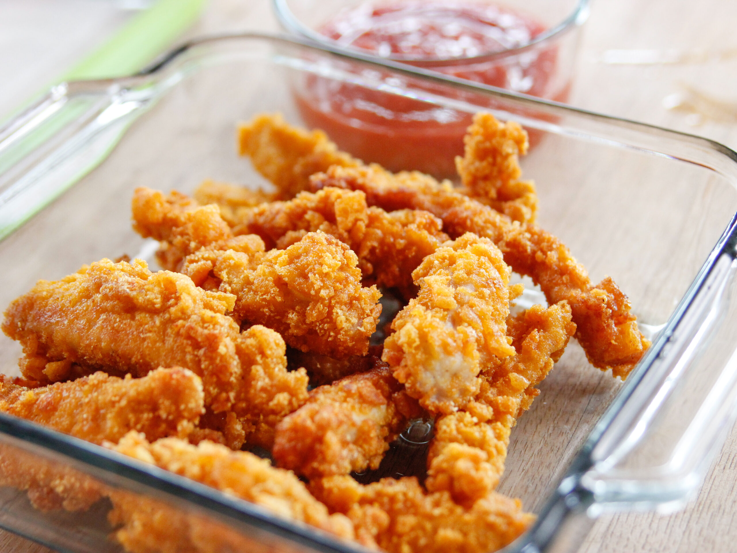 CRUNCHY CHICKEN STRIPS 😋