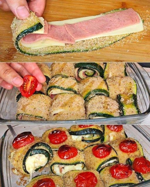 Keto Stuffed Zucchini Rolls