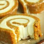 Keto Carrot Cake Roll with Cream Cheese Filling