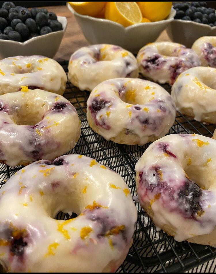 Lemon Blueberry Donuts – 1 WW Smart Point!