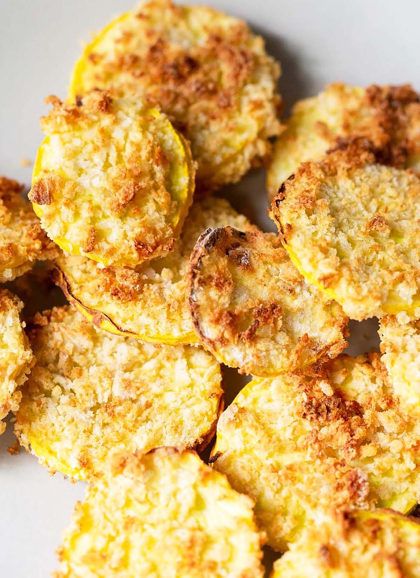 Air fryer crispy crunchy squash