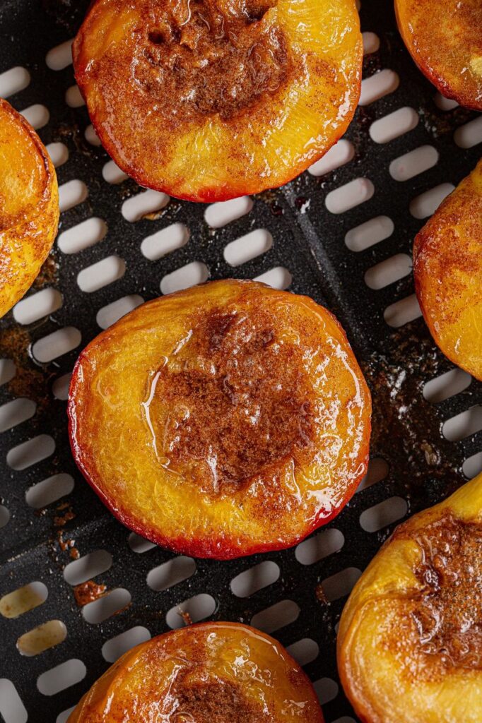 Air Fryer Grilled Peaches