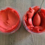 0 POINT and 4 ingredient strawberry banana sorbet!