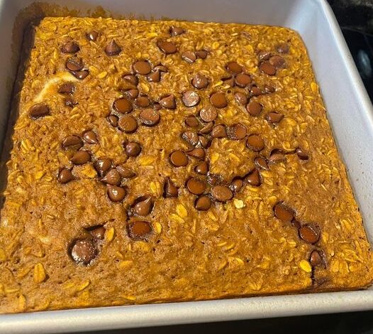 Pumpkin Oatmeal Bake