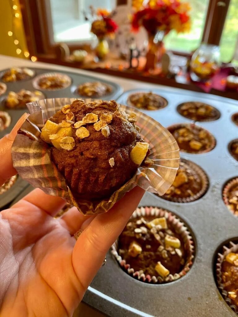 1 point Wheat Apple Pumpkin Muffins