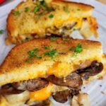 Air Fryer Grilled Mushroom Melt