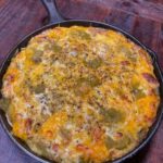 Cast Iron Green Chile Enchiladas