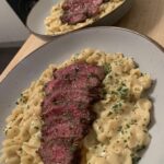 Steak and Parmesan Pasta