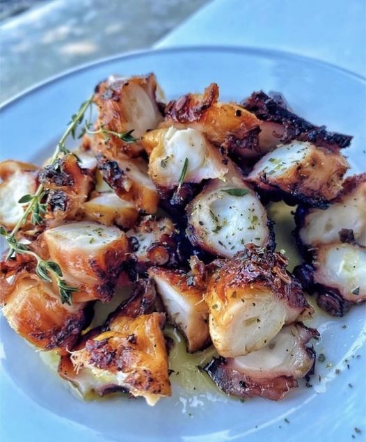 Barbecued Octopus With Lemon And Oregano