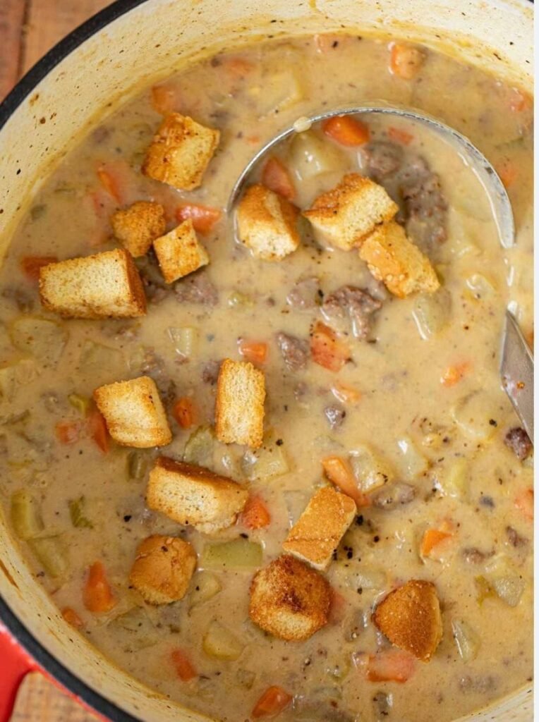 CHEESEBURGER SOUP