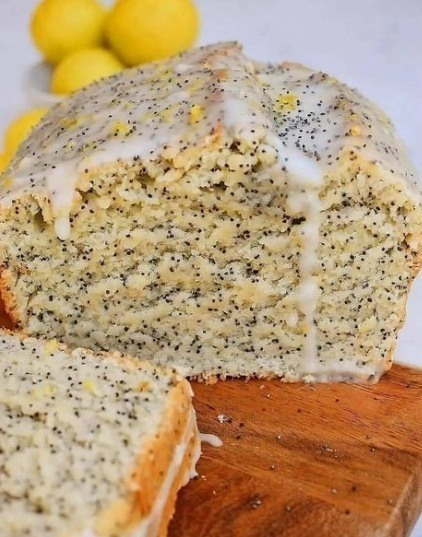 Vegan Lemon Poppyseed Loaf