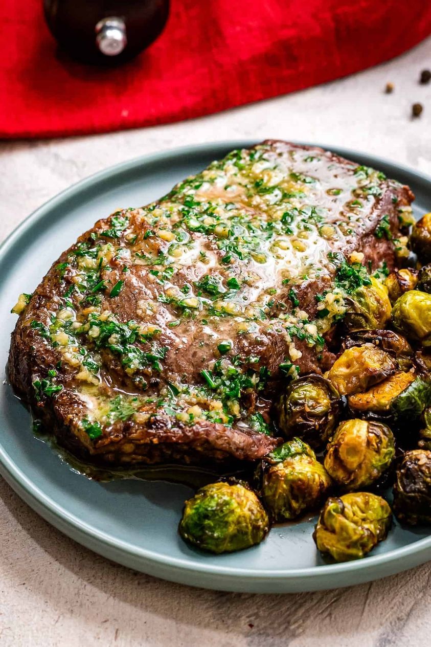 Air Fryer Steaks With Garlic Butter Yummly Recipes 