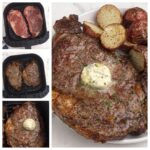 Ribeye steak in the air fryer