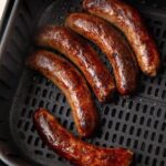 Cooking sausage in the air fryer