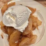 Baked Cinnamon Apples Topped With Cream