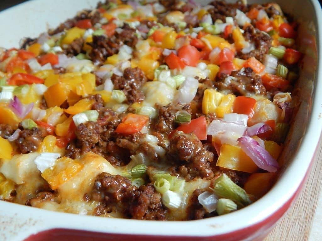 Taco fiesta bubble up casserole