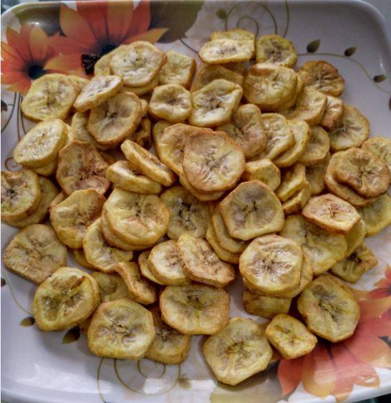 Airfryer Banana Chips