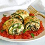 Vegan Ricotta Zucchini Roll