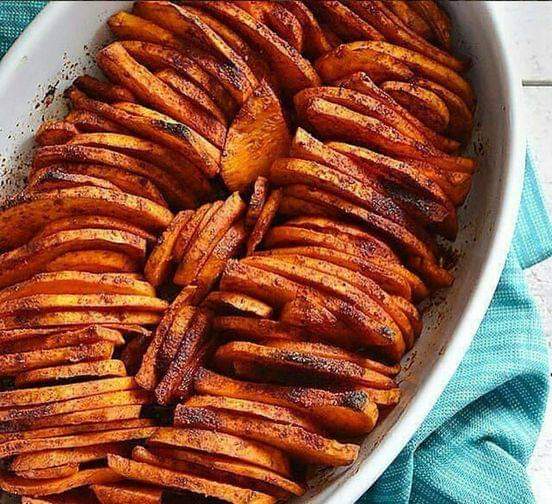 Vegan Smoky Roasted Sweet Potatoes