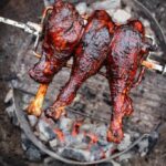 HONEY FIRE ROTISSERIE TURKEY LEGS