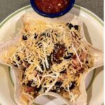 salad in a tortilla bowl