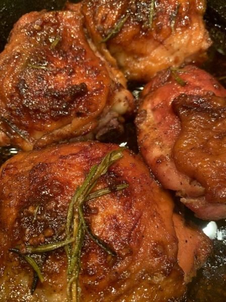Sweet and Spicy Boneless Chicken Thighs