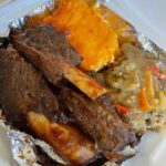 BBQ Beef Ribs, Dressing and Macaroni Recipe