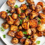 Air fryer honey mustard potatoes