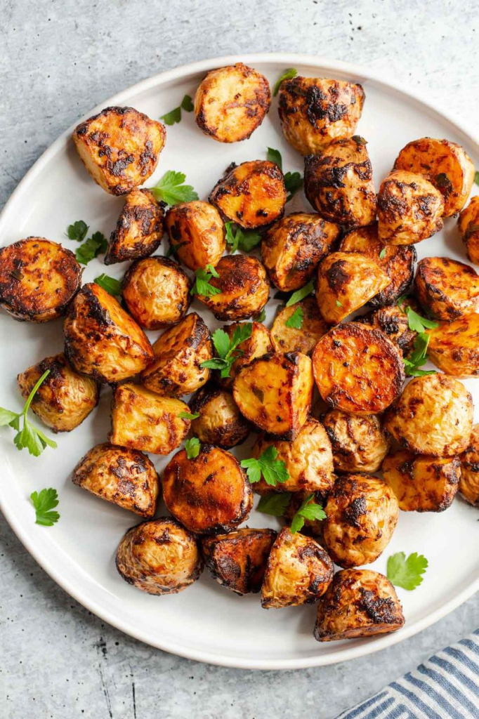 Air fryer honey mustard potatoes