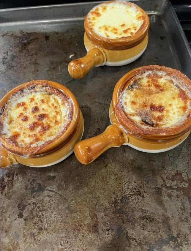 air fryer French Onion Soup