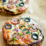 Portobello Mushroom Pizza | Slimming Eats