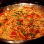 Seafood Pasta in Olive Tomato Sauce