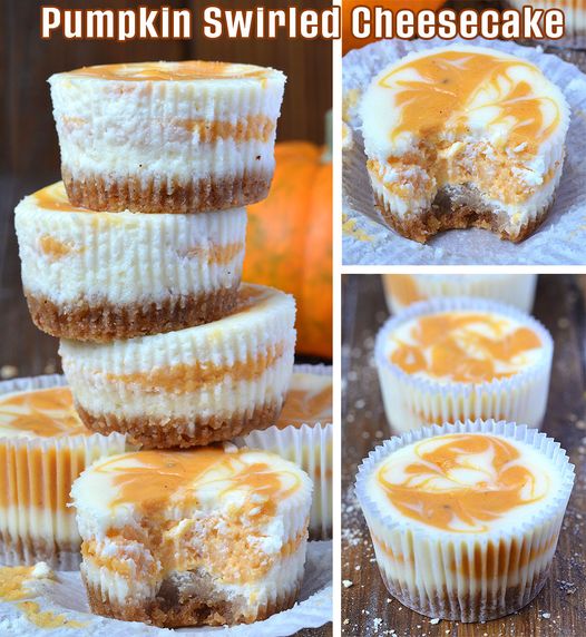 Pumpkin Swirled Cheesecake