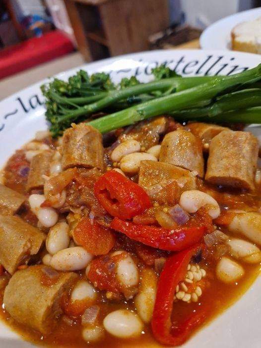 Vegan Sausage Casserole