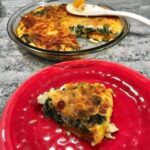 SWEET POTATO CRUSTED SPINACH QUICHE